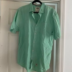 Green vans button down